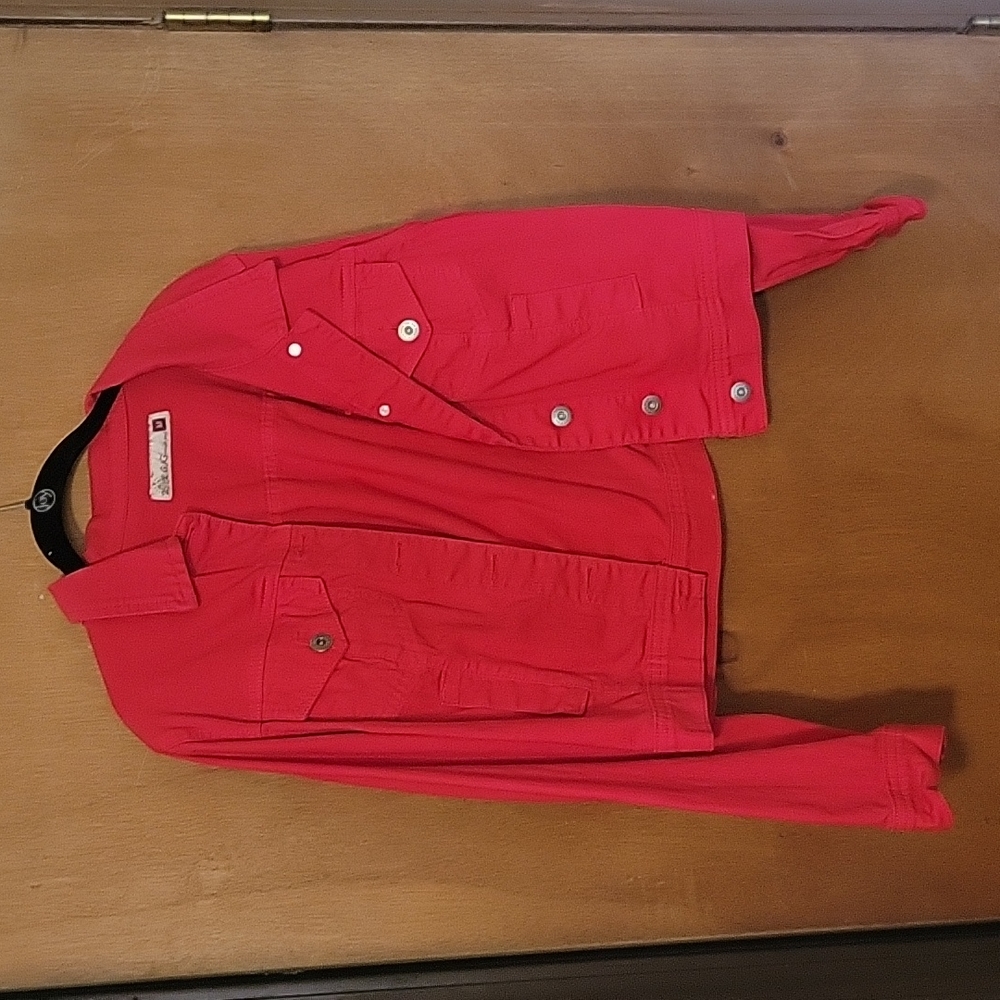GJG Red Jean Jacket